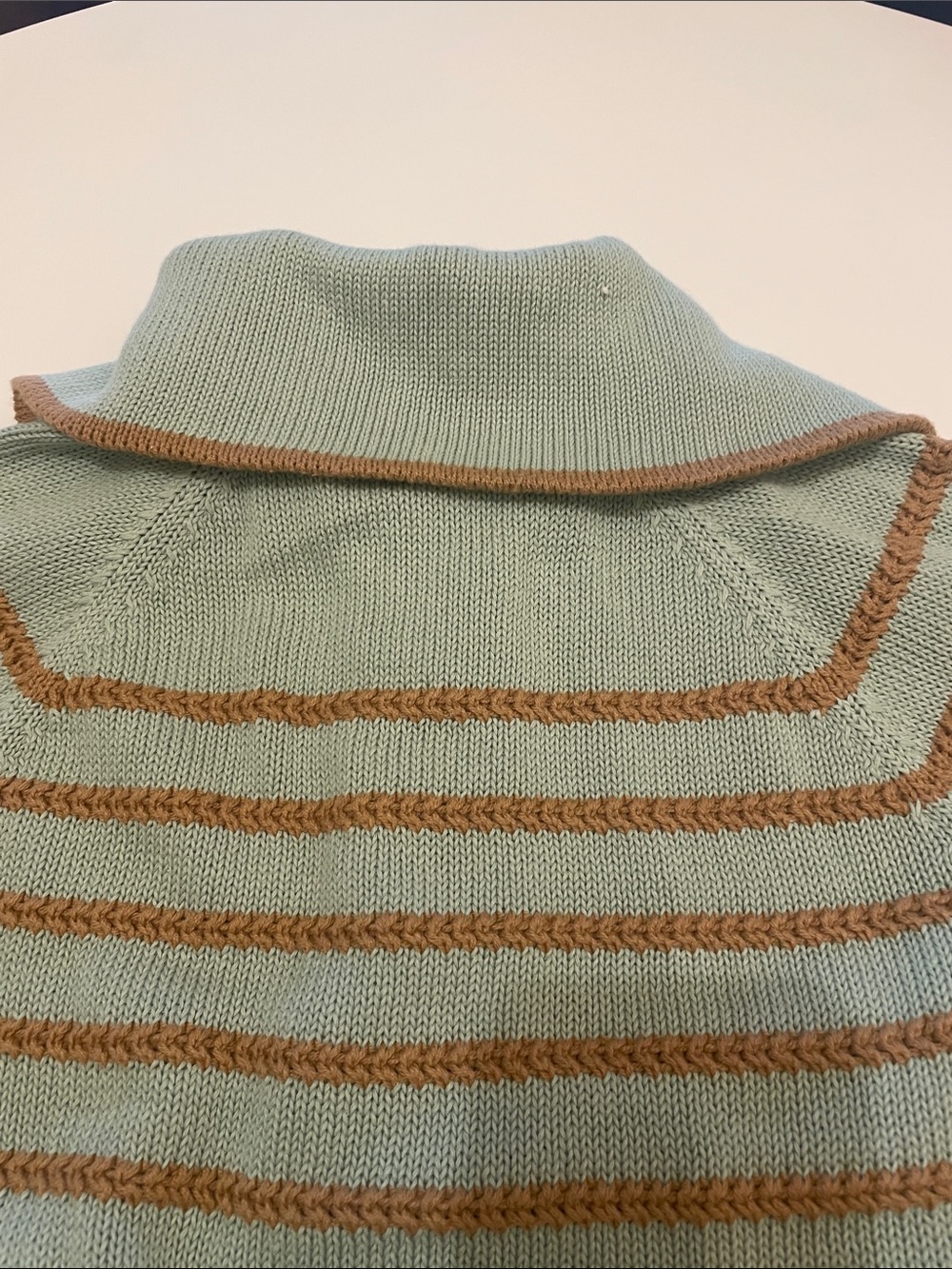THE GREAT The Scholar Cardigan with Crochet Stripes - NWOT - Picture 4 of 11